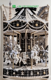 Chanel Throw Blankets